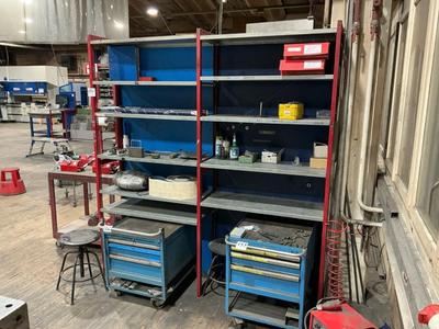 Overzichtsfoto van storage rack